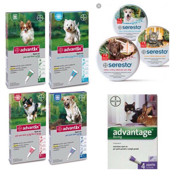 LINEA ADVANTIX - ADVANTAGE - SERESTO - 20% LINEA ADVANTIX - ADVANTAGE - SERESTO - 20%