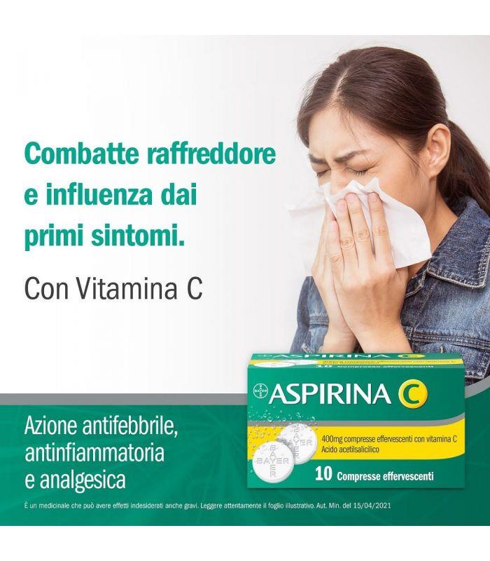 ASPIRINA C 10 CPR EFFERVESCENTI ASPIRINA C 10 CPR EFFERVESCENTI