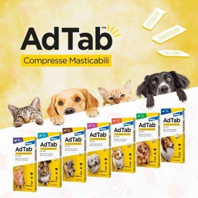 ADTAB COMPRESSE MASTICABILI PER CANI E GATTI _ - 20% SULL ADTAB COMPRESSE MASTICABILI PER CANI E GATTI _ - 20% SULL
