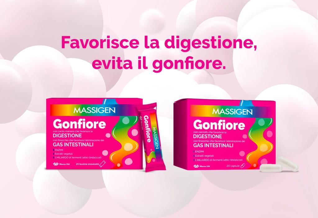 MASSIGEN GONFIORE 20 CPS _ OFFERTA 1+1 _ PAGHI 1 PRENDI 2