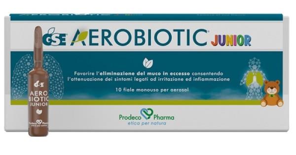 GSE AEROBIOTIC JUNIOR 10 FLACONCINI - Soluzione per aerosol