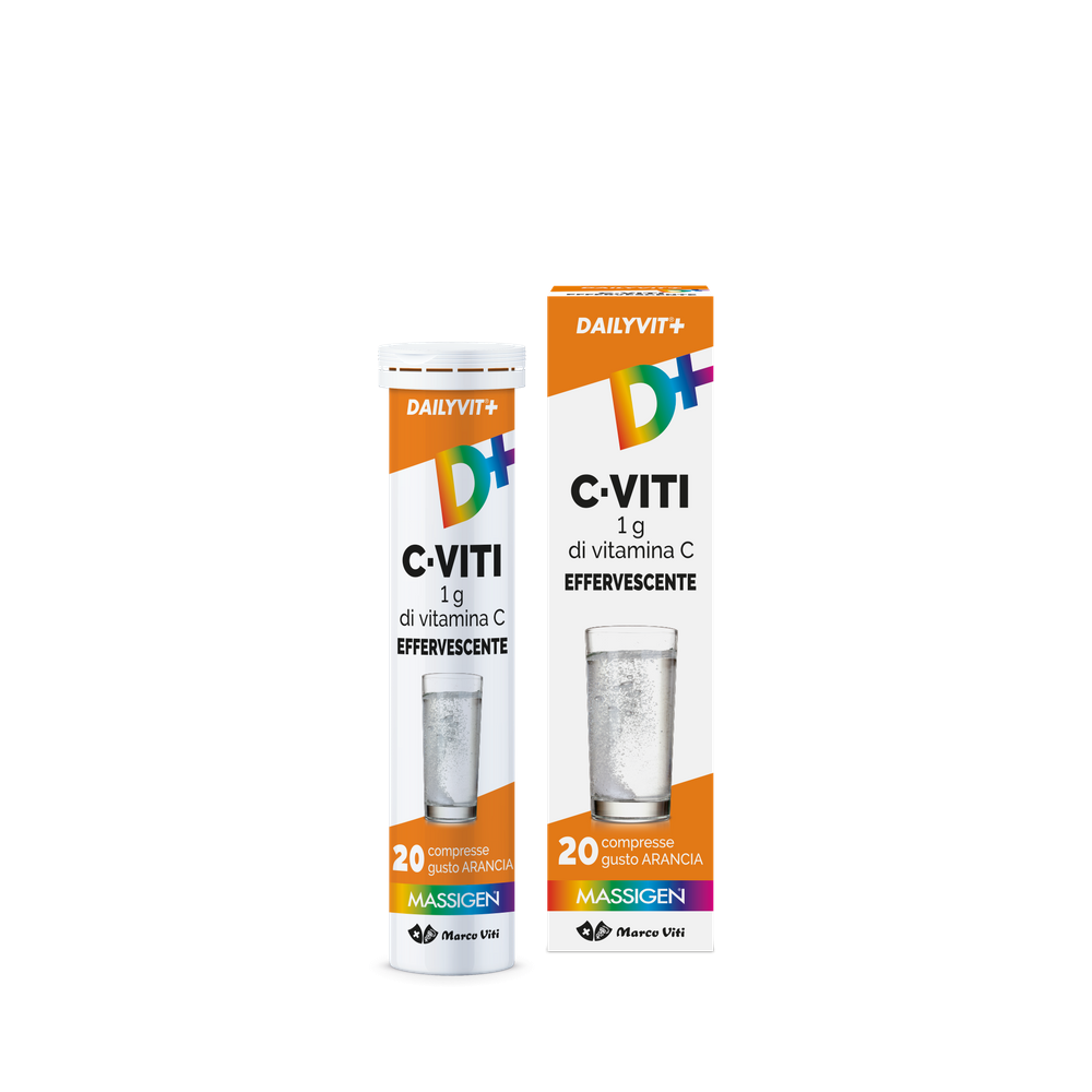 DAILYVIT+ C VITI 1G 20 CPR EFFERVESCENTI DAILYVIT+ C VITI 1G 20 CPR EFFERVESCENTI