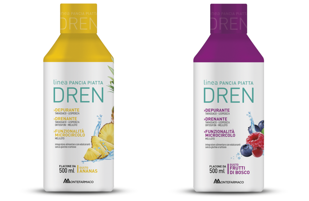 PANCIA PIATTA DREN _ Depurante e drenante con azione sulla funzionalità del microcircolo