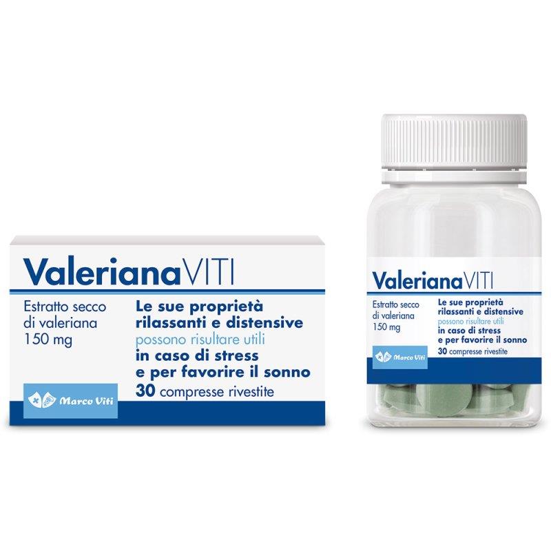 VALERIANA VITI 30 CPR _ Integratore alimentare ad attività rilassante che favorisce il sonno